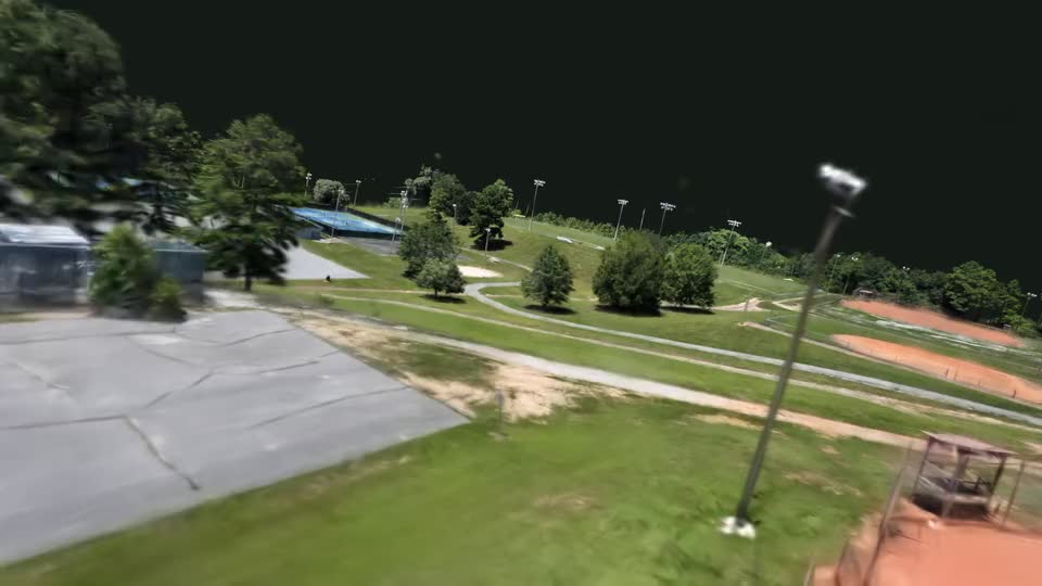 A pass over Standifer Park, rendered from a drone scan